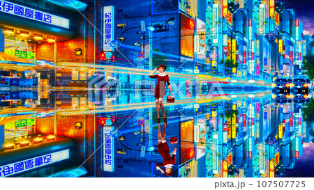 鏡面反射のサイバーパンク 107507725