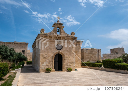 Malta, Birgu, Saint Anne's Chapel at Fort St Angelo. Malta, Birgu, Saint Anne's Chapel at Fort St Angelo. 107508244