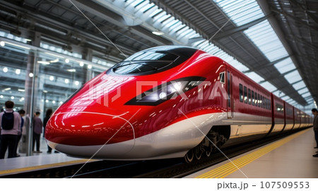 Bullet train advanced quick and cutting-edge technology Bullet train advanced quick and cutting-edge technology 107509553