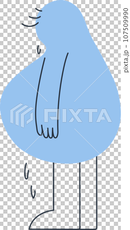 哭泣的人的背影 107509990