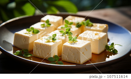 Tofu And Parsley Meal 107511614