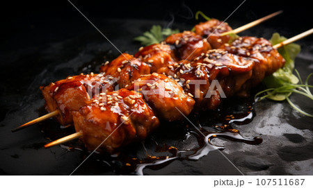 Yakitori Skewers 107511687