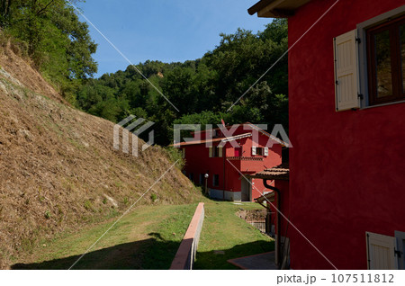 Mansions in Tuscany region, Italy in Italian Alps Mansions in Tuscany region, Italy in Italian Alps 107511812