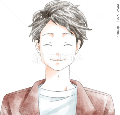 笑顔の男性 笑顔の男性 107512588