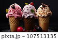 Ice Cream Cones 107513135