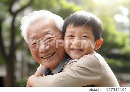 敬老の日　AI生成 107513165