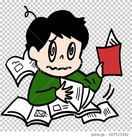 テスト勉強が全然間に合いそうに無い 107513382