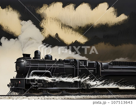 機関車02(AI合成画像) 107513643