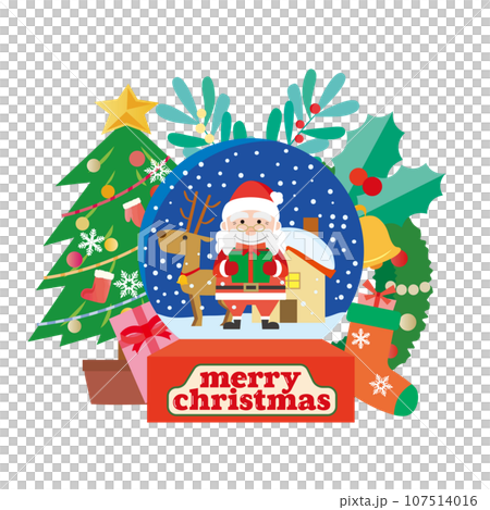 クリスマスイラスト 107514016