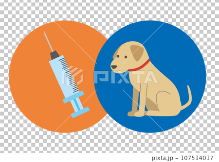 イヌの予防接種 107514017