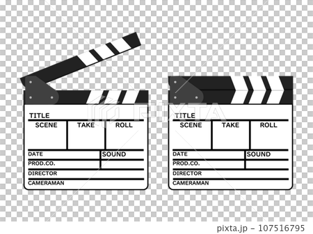 電影拍攝場記板 電影拍攝場記板 107516795