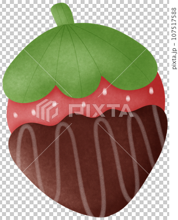 Chocolate strawberry  107517588