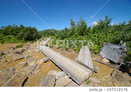 浄土平　姥ヶ原の木道 107518576