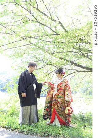 和装婚礼、和装フォトウエディング、色打掛ロケーション撮影、ブライダルフォト紋付袴 和装婚礼、和装フォトウエディング、色打掛ロケーション撮影、ブライダルフォト紋付袴 107519295
