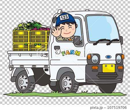 農產品插畫｜蔬菜和輕卡 107519706