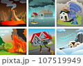 Natural Disasters, vector 107519949