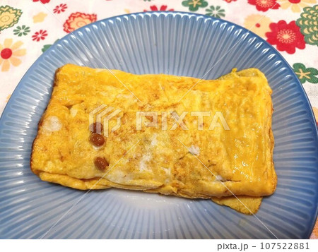 納豆入りのたまご焼き 107522881