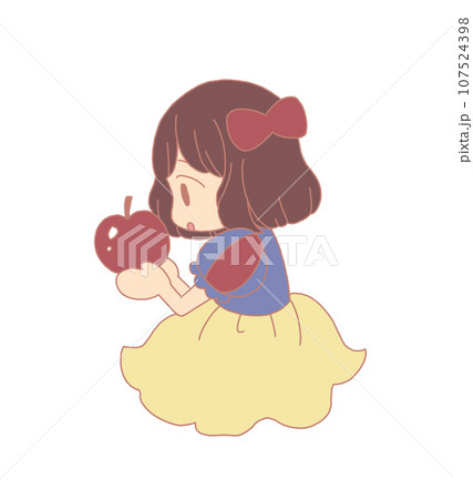 りんごを持った白雪姫 りんごを持った白雪姫 107524398