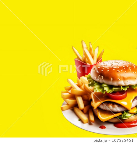 Berger and fries Berger and fries 107525451