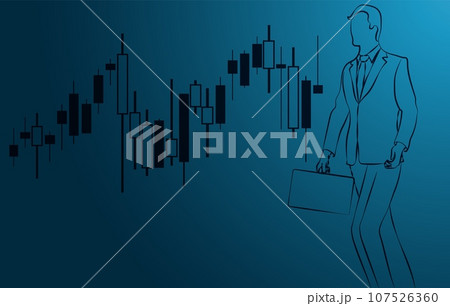 Trading background, wallpaper. Financial candlestick chart, support and resistance level chart. Charts for Forex trading Trading background, wallpaper. Financial candlestick chart, support and resistance level chart. Charts for Forex trading 107526360