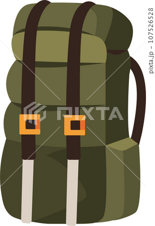 Camping Backpack Vector Illustrations for Outdoor Camping Adventures Camping Backpack Vector Illustrations for Outdoor Camping Adventures 107526528