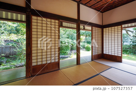 お庭の見える座敷 世田谷区立次大夫堀公園民家園 お庭の見える座敷 世田谷区立次大夫堀公園民家園 107527357