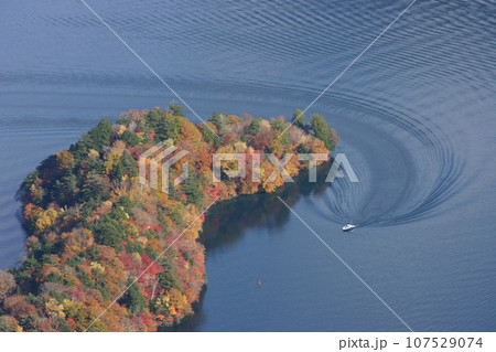 紅葉する八丁出島 107529074