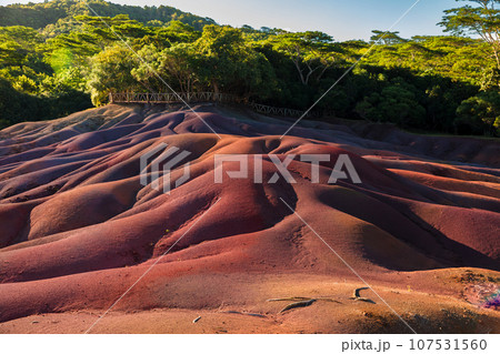 The most famous tourist place of Mauritius - Earth of seven colors The most famous tourist place of Mauritius - Earth of seven colors 107531560