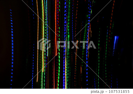 Abstract background with pattern from colorful traces of lights Abstract background with pattern from colorful traces of lights 107531855