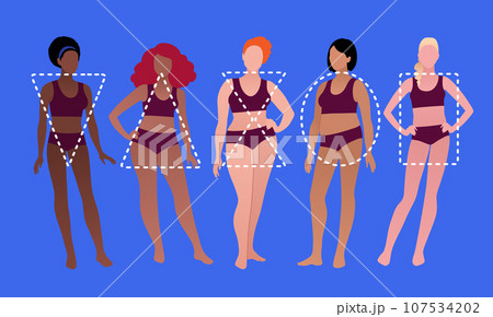 Body-positive female body types 107534202