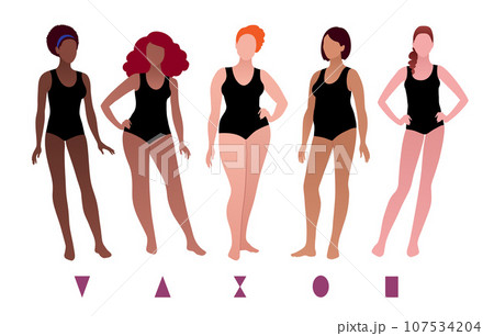 Body-positive female body types 107534204