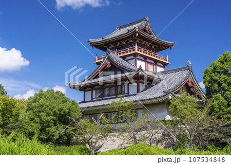 伏見桃山城　小天守　夏（京都府京都市伏見区） 107534848
