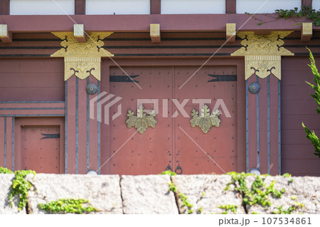 伏見桃山城　城の入口　夏（京都府京都市伏見区） 107534861