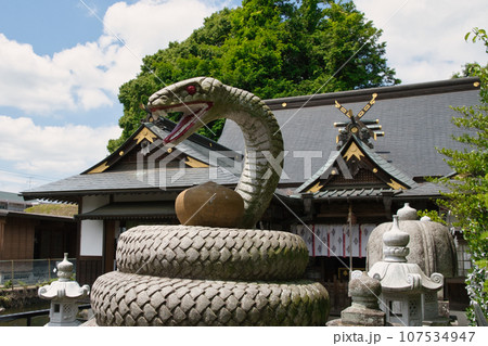 白蛇を祀る神社 107534947