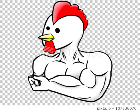 Macho chicken _ facing left 107536070