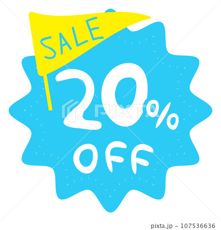 20%OFF セールアイコン 20%OFF セールアイコン 107536636