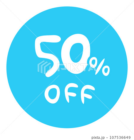 50%OFF セールアイコン 50%OFF セールアイコン 107536649