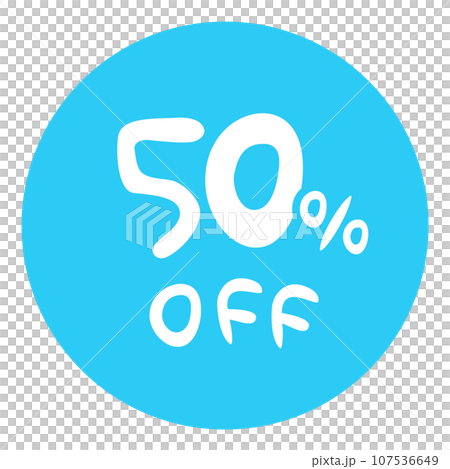 50%OFF セールアイコン 50%OFF セールアイコン 107536649