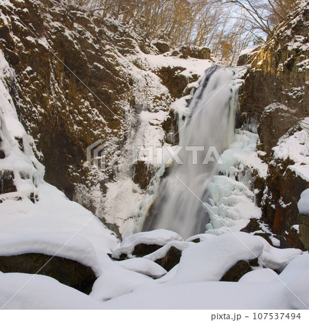 冬の秋保大滝（宮城県仙台市） 107537494