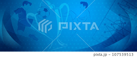 Abstract soccer background 107539513