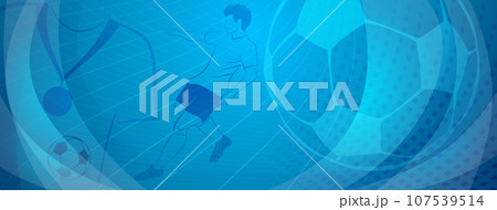 Abstract soccer background 107539514