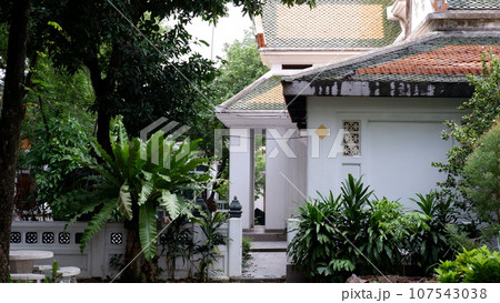 Wat Nangchi, Chruch in Buddhism and garden Wat Nangchi, Chruch in Buddhism and garden 107543038