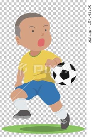 パス　サッカー 107543250