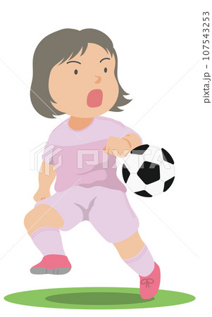 パス　女子サッカー 107543253