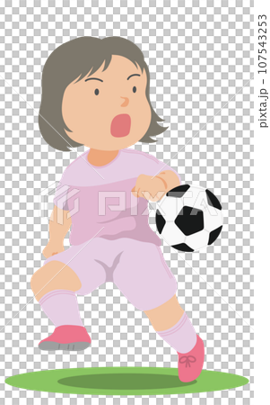 パス　女子サッカー 107543253