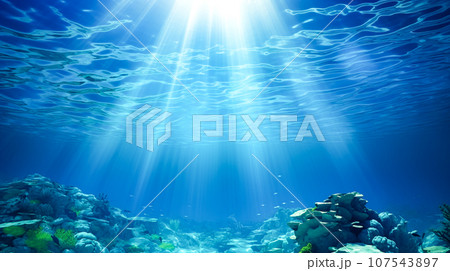 水中の光 107543897