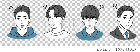 Young male question set Young male question set 107543917
