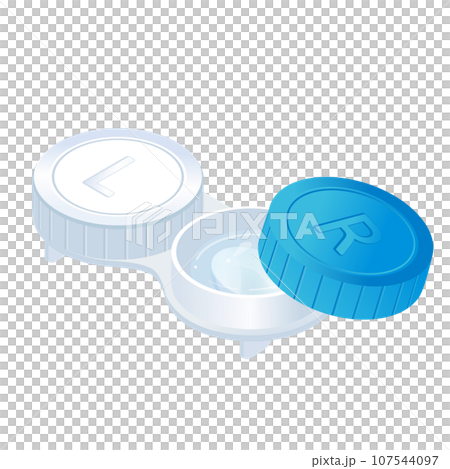 コンタクトレンズケースのイラスト 107544097