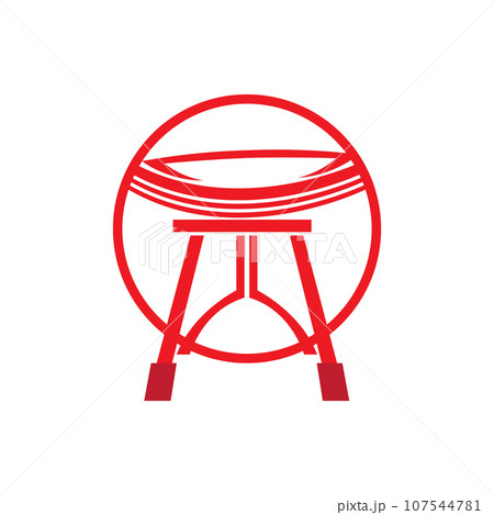 Torii Gate Logo, Japanese History Gate Icon Vector, Chinese Illustration, Wooden Design Company Brand Template Torii Gate Logo, Japanese History Gate Icon Vector, Chinese Illustration, Wooden Design Company Brand Template 107544781