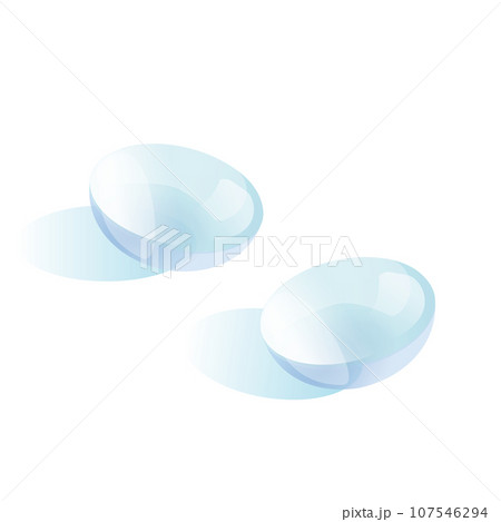 コンタクトレンズのイラスト 107546294